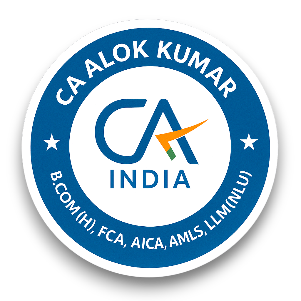 CA Alok Kumar — Best Chartered Accountant in Delhi India